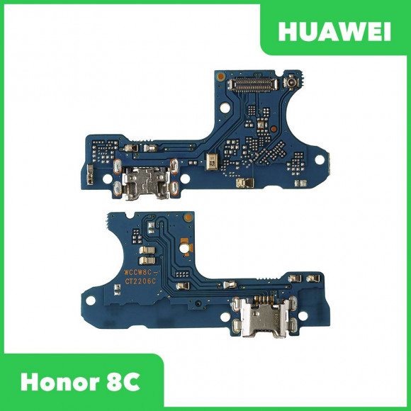 Системный разъем (разъем зарядки) для Huawei Honor 8C c микрофоном