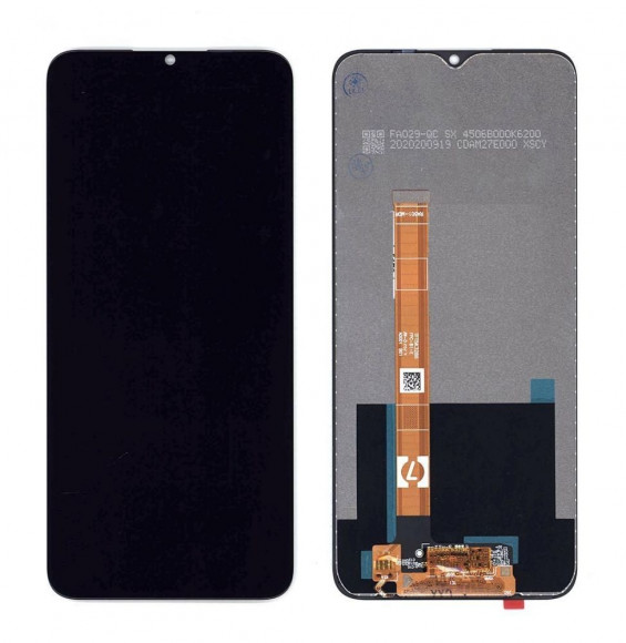 Модуль (матрица + тачскрин) для Realme C11, черный