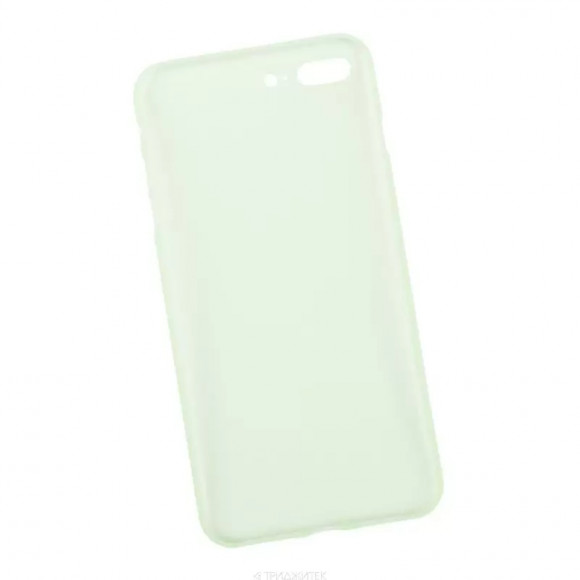 Защитная крышка для Apple iPhone 8 Plus, 7 Plus (5.5") матовый пластик 0, 4 мм, зеленая (упаковка пакетик)