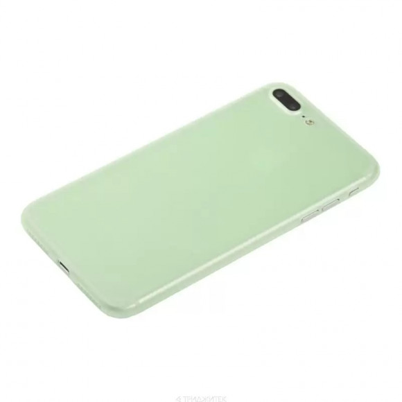 Защитная крышка для Apple iPhone 8 Plus, 7 Plus (5.5") матовый пластик 0, 4 мм, зеленая (упаковка пакетик)