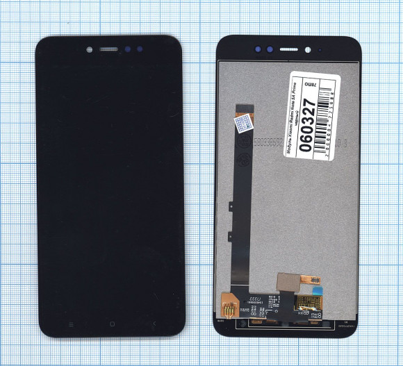 Модуль (матрица + тачскрин) для Xiaomi Redmi Note 5A Prime, черный