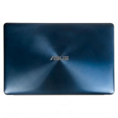 Крышка экрана (матрицы) Asus UX550GD, UX550GE, UX550GDX, UX580GD, UX580GDX, UX580GE, UX550VD, UX550VE металлическая синяя с рамкой и петлями с разбора Крышка экрана (матрицы) Asus UX550GD, UX550GE, UX550GDX, UX580GD, UX580GDX, UX580GE, UX550VD, UX550VE металлическая синяя с рамкой и петлями с разбора