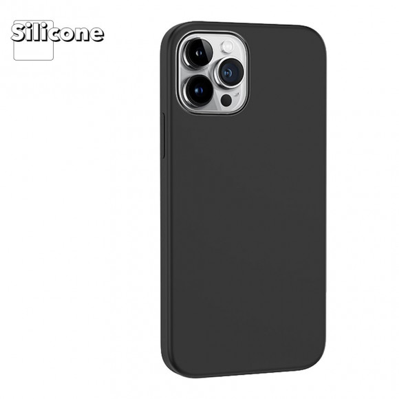 Чехол HOCO Pure Protective для Apple iPhone 14 Pro Max, силикон + РС (черный)