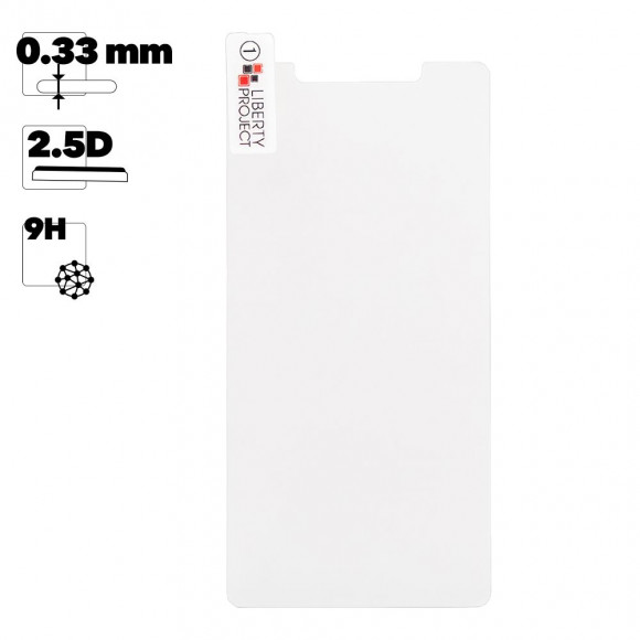Защитное стекло "LP" для Xiaomi Redmi Note 3 Pro Tempered Glass 0.33 мм, 2.5D, 9H (ударопрочное)
