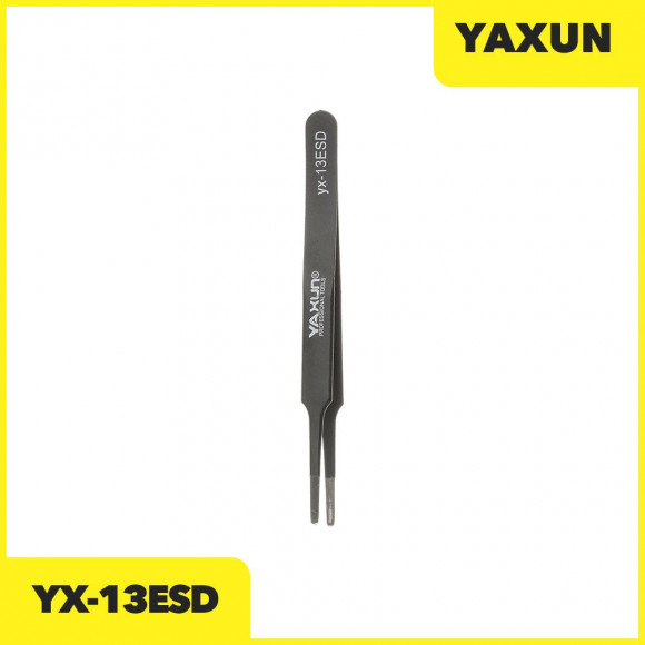 Пинцет YAXUN 13ESD (широкий 12см.)