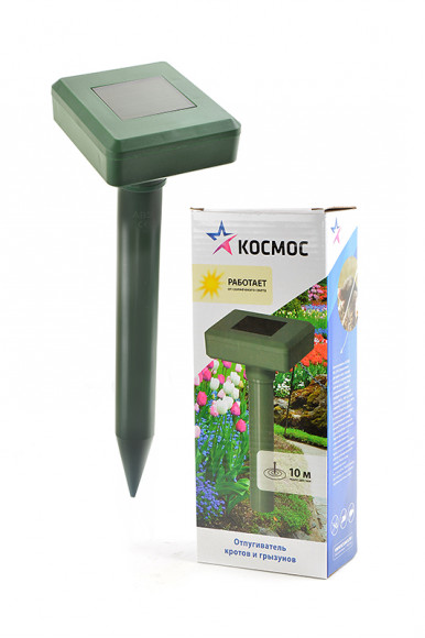 Отпугиватель кротов и грызунов КОСМОС KOC_KR102, зона действия 700 м2