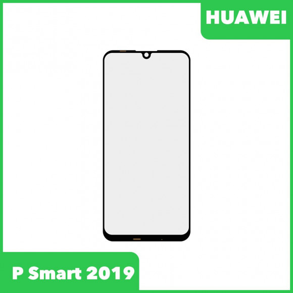 Стекло для переклейки дисплея Huawei P Smart (2019) (POT-LX1), черный