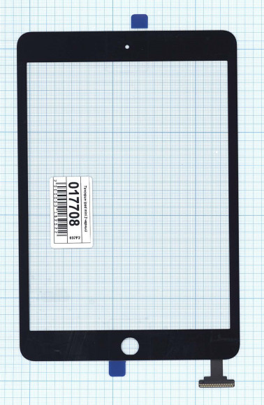 Сенсорное стекло (тачскрин) для планшета Apple iPad Mini 3 (A1599, A1600) (retina) no IC, черное