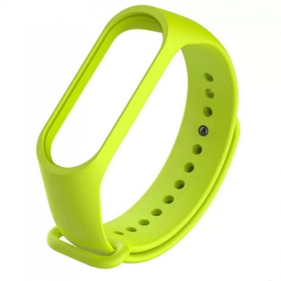 Ремешок для Xiaomi Band 3, 4 Sport силикон, салатовый