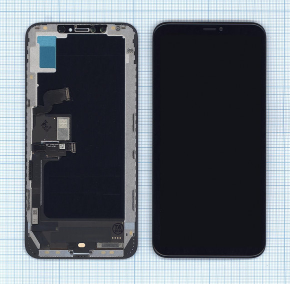 Дисплей для Apple iPhone XS Max в сборе с тачскрином (Foxconn), черный