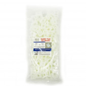 Площадка под винт BNH, Ø 6мм, 16х23мм, нейлон, 100 шт, цвет: белый