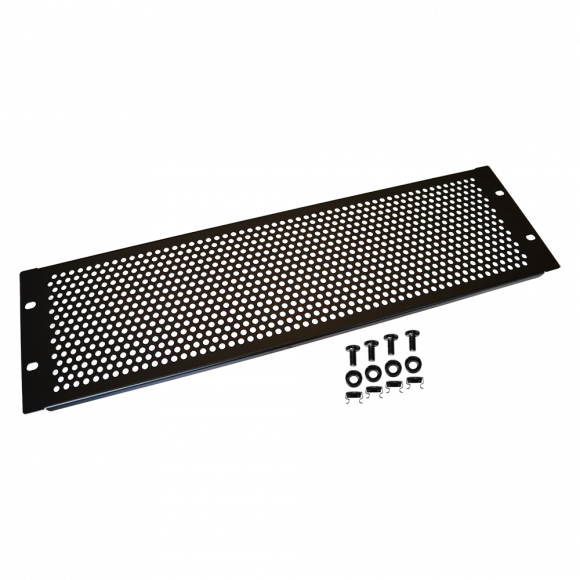 19" вентиляционная фальш-панель 3U, черная LAN-DC-VNP-3U