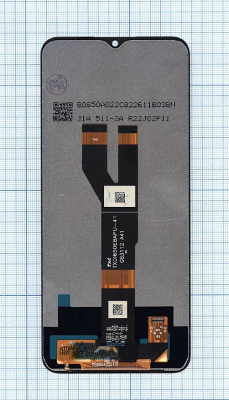 Модуль (матрица + тачскрин) для Realme C21/C11 2021, черный Модуль (матрица + тачскрин) для Realme C21/C11 2021, черный