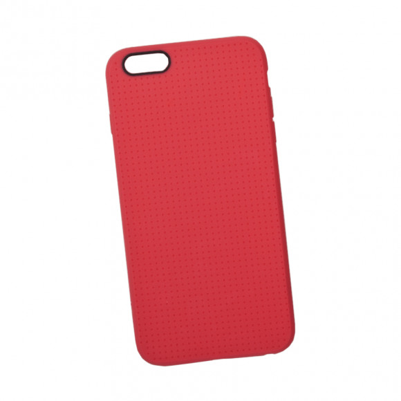 Силиконовый чехол "LP" для Apple iPhone 6 Plus, 6S Plus мелкая точка, розовый (коробка)