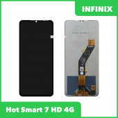LCD дисплей для Infinix Hot Smart 7 HD 4G в сборе с тачскрином (черный) LCD дисплей для Infinix Hot Smart 7 HD 4G в сборе с тачскрином (черный)