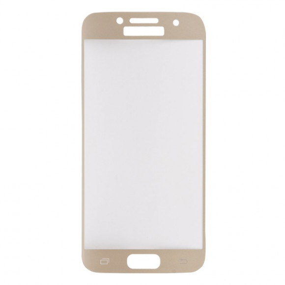 Защитное стекло LP для Samsung Galaxy A3 2017 (A320F) Thin Frame Full Glue с рамкой 0, 33 мм 2, 5D (золотое)