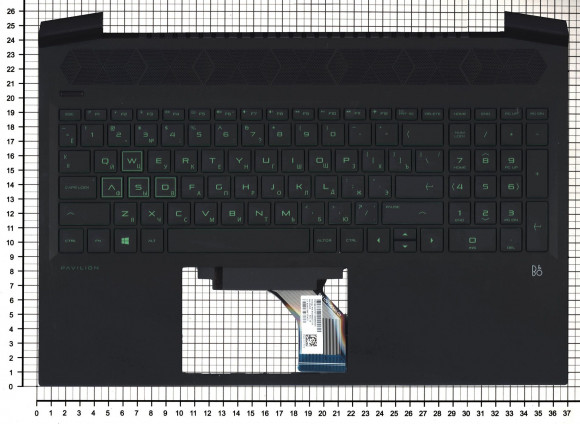 Клавиатура для ноутбука HP Pavilion Gaming 16-A топкейс