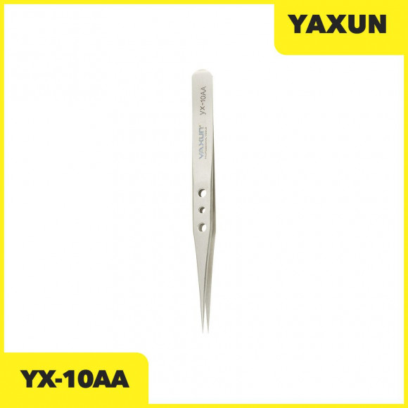Пинцет YAXUN YX-10AA (прямой, тонкий 12см)