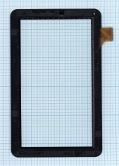 Сенсорное стекло (тачскрин) для Irbis TZ18, черное с рамкой Сенсорное стекло (тачскрин) для Irbis TZ18, черное с рамкой