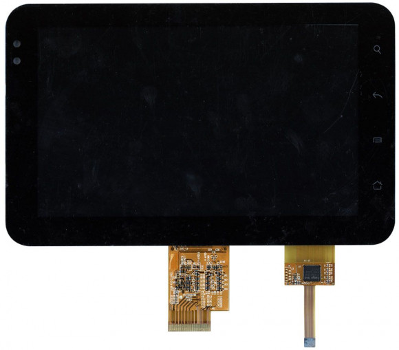 Модуль (матрица и тачскрин в сборе) TM070DVH01 для планшета, 7", 1024x600, LED, глянцевая