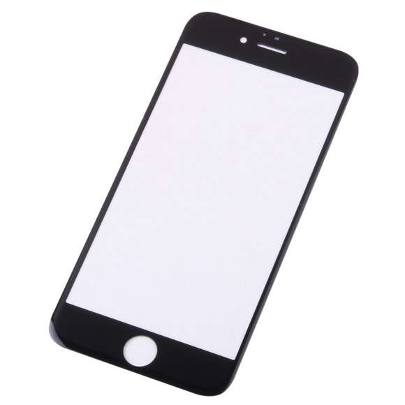 Стекло для iPhone 6, 6S (черное)