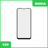 Стекло для переклейки дисплея Nokia X20 (TA-1341), черный Стекло для переклейки дисплея Nokia X20 (TA-1341), черный