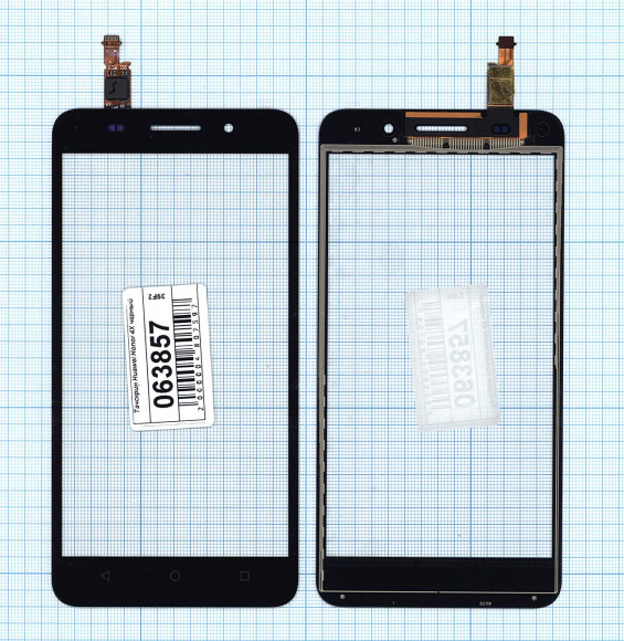 Сенсорное стекло (тачскрин) для Huawei Honor 4X, черный