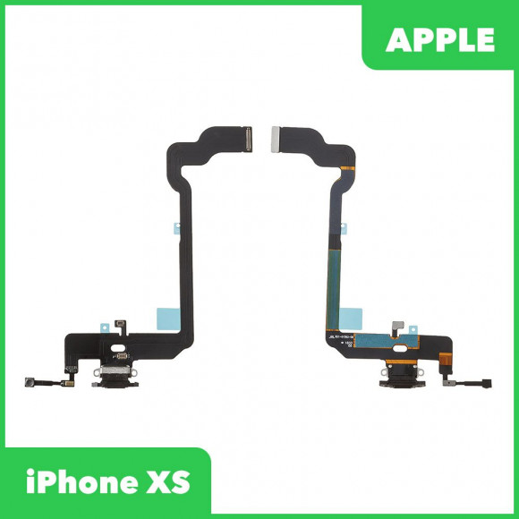 Системный разъем (разъем зарядки) для Apple iPhone XS, черный