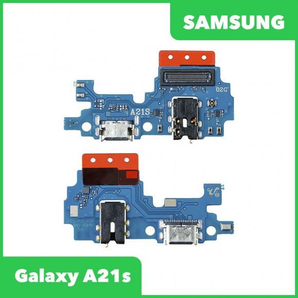 Шлейф, FLC для Samsung Galaxy A21s (A217F) плата системный разъем, микрофон