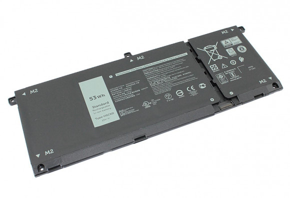 Аккумулятор (батарея) H5CKD для ноутбука Dell Latitude 3410, 15V 3533мАч