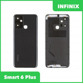 Задняя крышка для Infinix Smart 6 Plus (X6823C) (черный) Задняя крышка для Infinix Smart 6 Plus (X6823C) (черный)