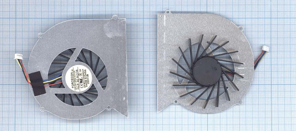 Вентилятор (кулер) для ноутбука Asus N43D, N43J, N43S, 4-pin