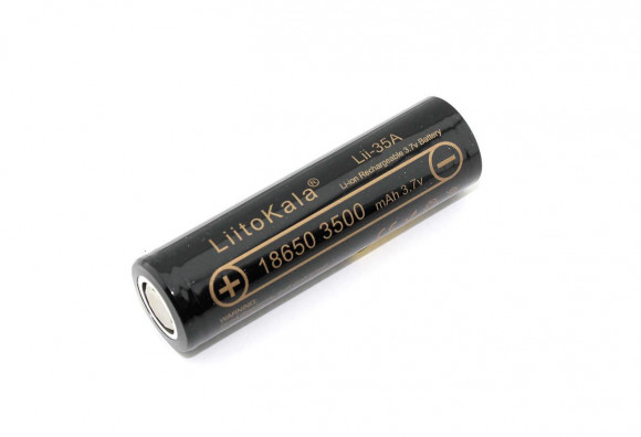 Аккумулятор типа 18650 Li-Ion LiitoKala Lii-35A 3500mAh, 3.7V