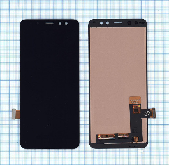 Дисплей для Samsung Galaxy A8 (2018) SM-A530F (TFT) черный