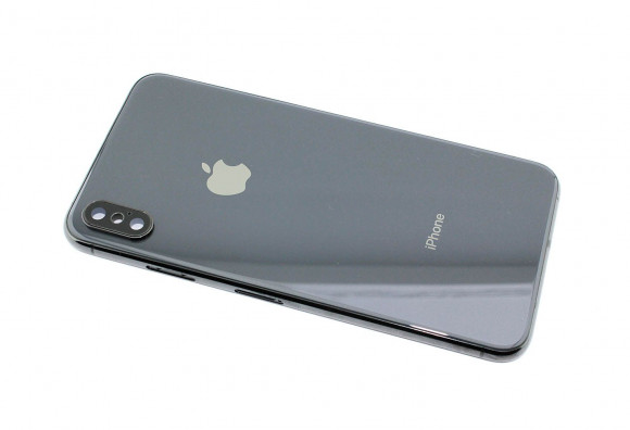 Задняя крышка (корпус) в сборе с рамкой для Apple iPhone Xs Max Black Задняя крышка (корпус) в сборе с рамкой для Apple iPhone Xs Max Black