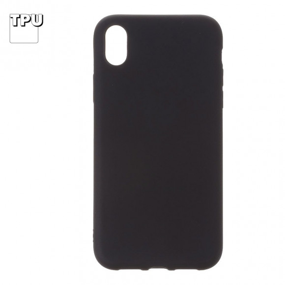 Силиконовый чехол "LP" для Apple iPhone XR TPU, черный