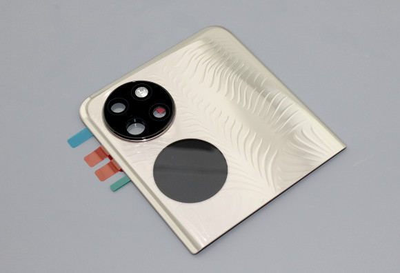 Задняя крышка для Huawei P50 Pocket (Service Pack 02354TYU) золотая