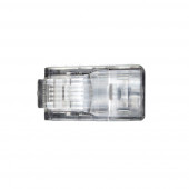Разъём BNH, RJ45, кат. 6, неэкр., обжимной, для кабеля, 100 шт, цвет: прозрачный Разъём BNH, RJ45, кат. 6, неэкр., обжимной, для кабеля, 100 шт, цвет: прозрачный