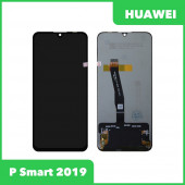 LCD дисплей для Huawei P Smart 2019 с тачскрином (черный) 100% оригинал