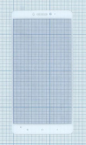 Защитное стекло "Полное покрытие" для Xiaomi Mi Max белое