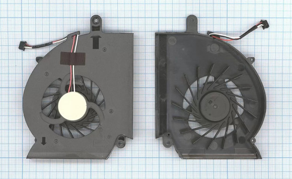 Вентилятор (кулер) для ноутбука Samsung RF510, RF511, RF710, RF711, RF712, 3-pin