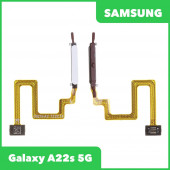 Шлейф для Samsung Galaxy A22s 5G SM-A226 сканер отпечатка пальцев (белый)