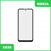 Стекло + OCA плёнка для переклейки Nokia XR20 (черный) Стекло + OCA плёнка для переклейки Nokia XR20 (черный)
