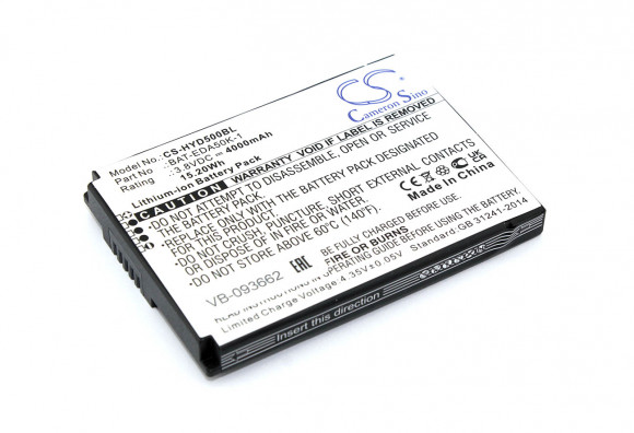 Аккумуляторная батарея CS-HYD500BL для терминала сбора данных Honeywell EDA50K ScanPal 50 4000mAh