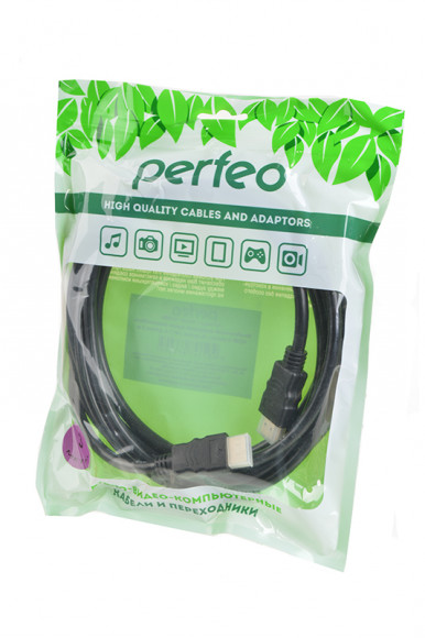 Кабель PERFEO H1004 HDMI A вилка - A вилка, ver.1.4, длина 3 м.