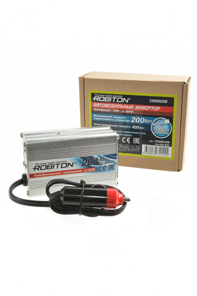 Инвертор ROBITON CN200USB 200W