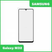 Стекло + OCA пленка для переклейки Samsung Galaxy M32 (M325F), черный