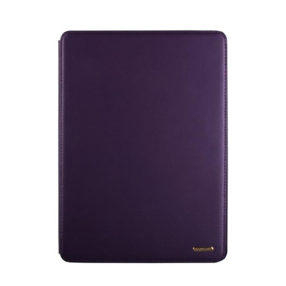 Чехол-книжка для Apple iPad Air 2 (A1566, A1567) "RICH BOSS" (кожаный фактурная/фиолетовый)