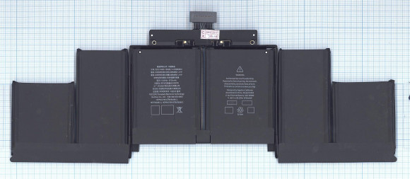 Аккумулятор (батарея) A1618 для ноутбука Apple MacBook Pro Retina (15") A1398 (Mid 2015), 11.36В, 8755мАч (оригинал)