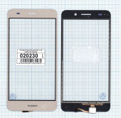 Сенсорное стекло (тачскрин) для Huawei Y6 II LTE (CAM-L21), золотой